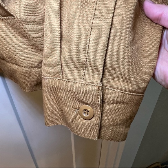 Matix Mens Caramel Jacket Full Zip Pockets Collared Long Sleeves Size Medium - Picture 3 of 10